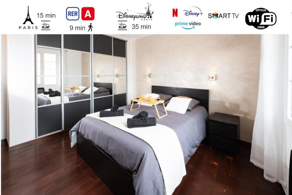 Apartamento Cosy Paris - Disneyland - Rer A Fontenay-sous-Bois Exterior foto